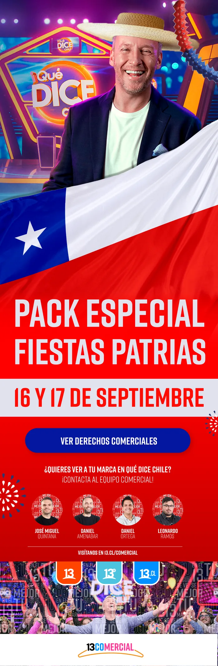 Special Fiestas Patrias pack on Qué dice Chile