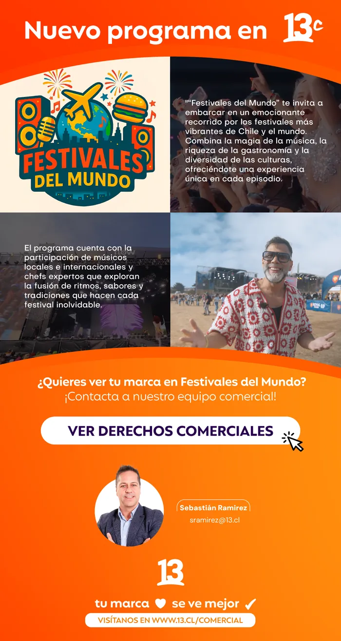 New show on 13C: Festivales del Mundo