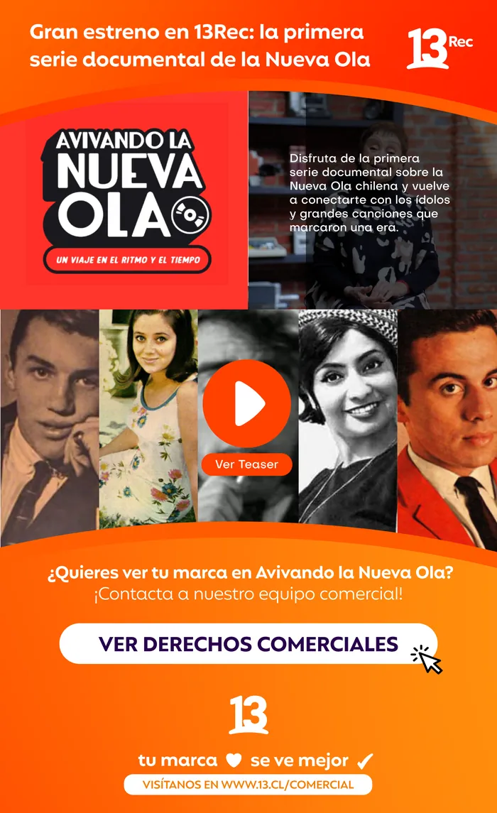Avivando la Nueva Ola on 13Rec: commercial rights