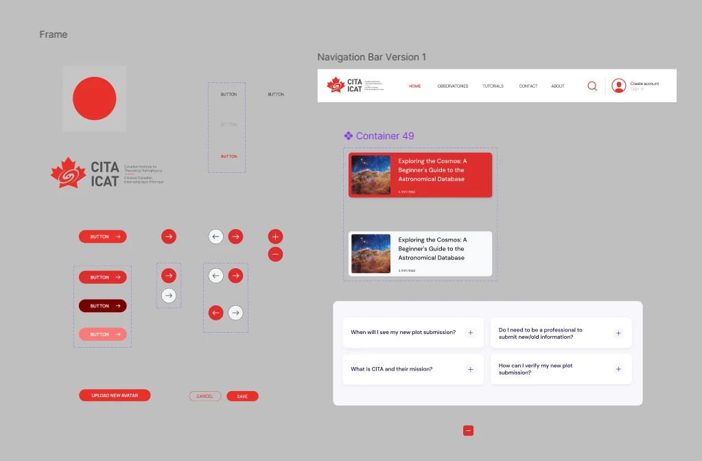 Design system components