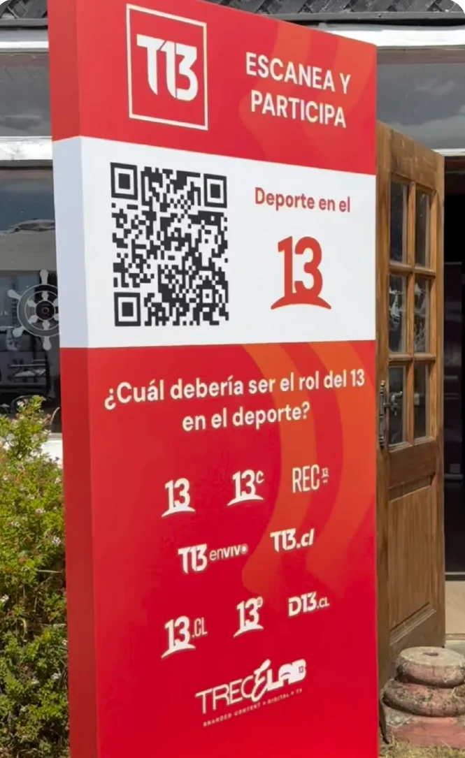 The totem in Frutillar: “What should Canal 13’s role in sport be?”
