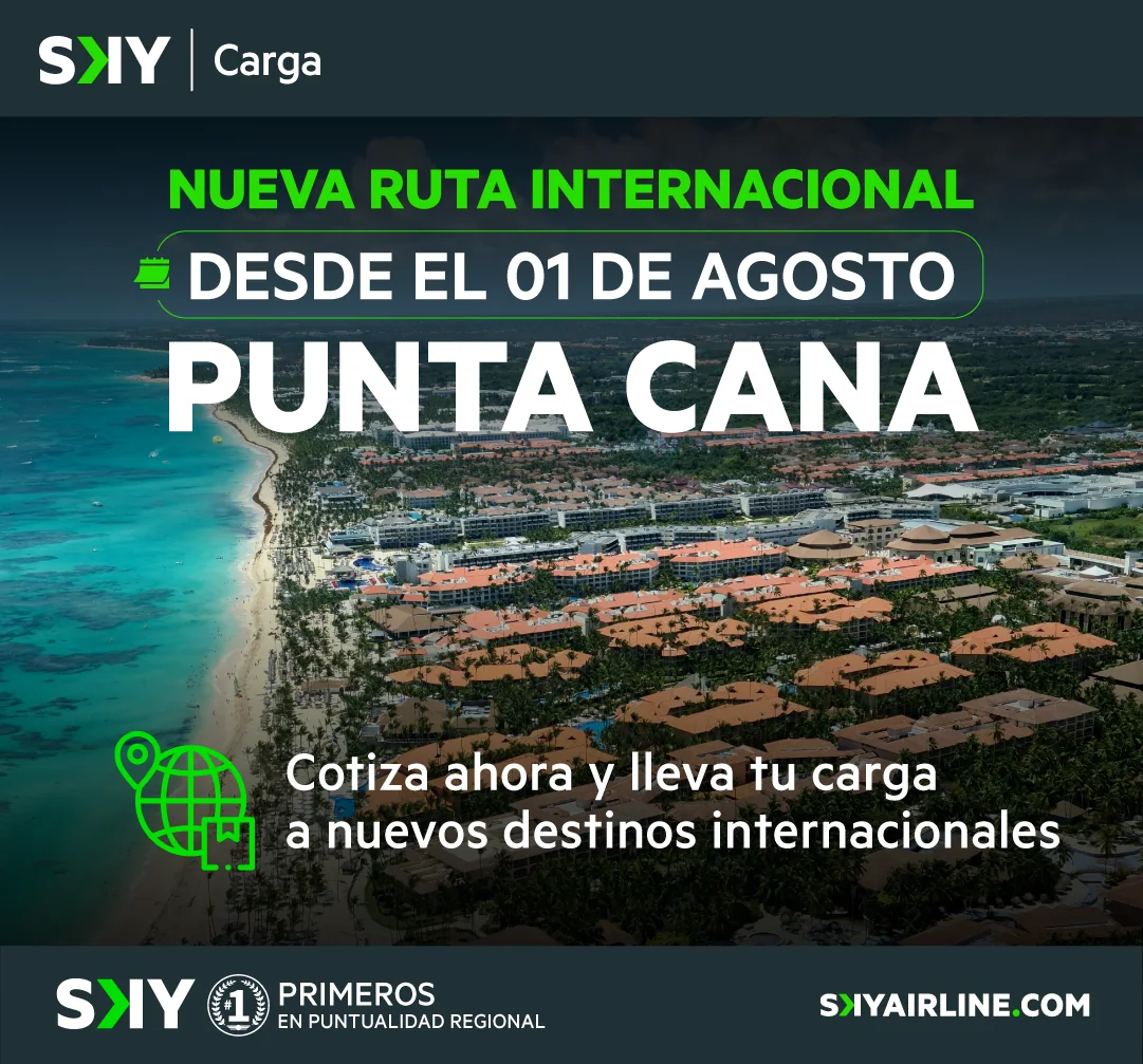 New international cargo route to Punta Cana