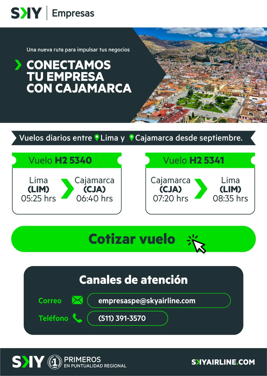 Cajamarca route for companies
