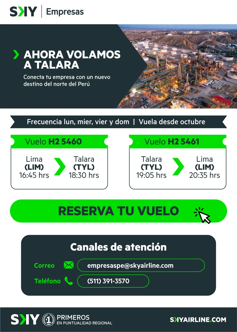 Talara route for companies