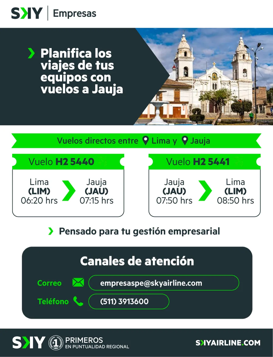 Jauja route for companies