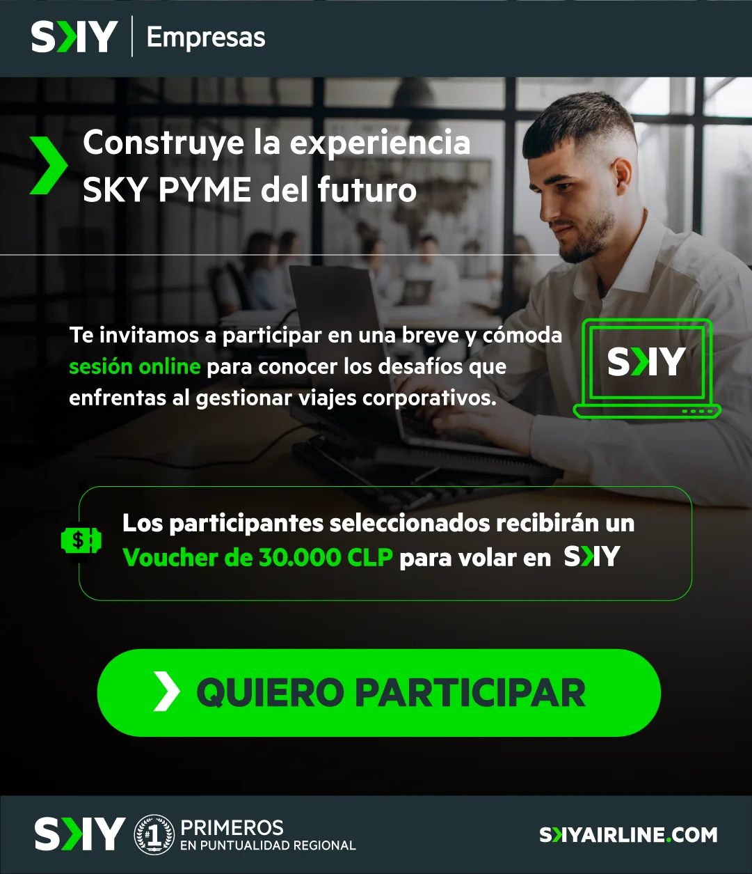 Invitation for small businesses to shape SKY’s corporate travel