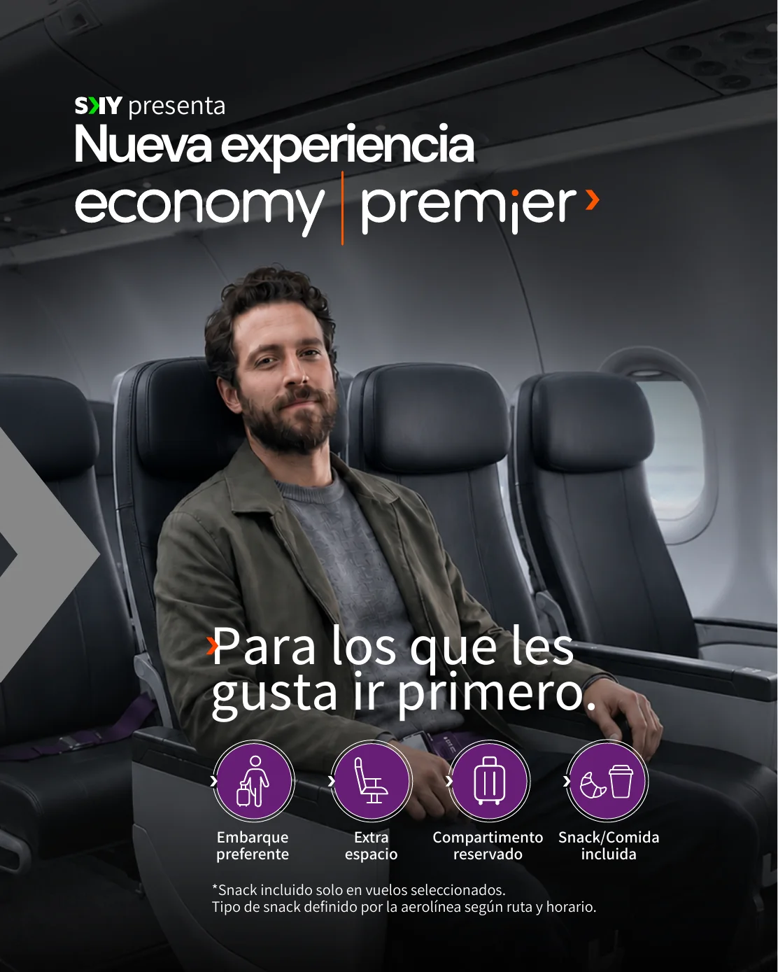 Key visual by SKY’s agency, with the benefit icons I adapted across the campaign